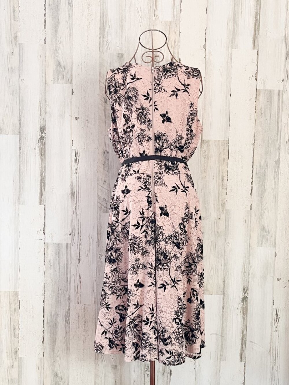 NWT Danny & Nicole Pink Lace Dress 12 Cottage Wedding Guest Coquette Soft Girl - Picture 2 of 11